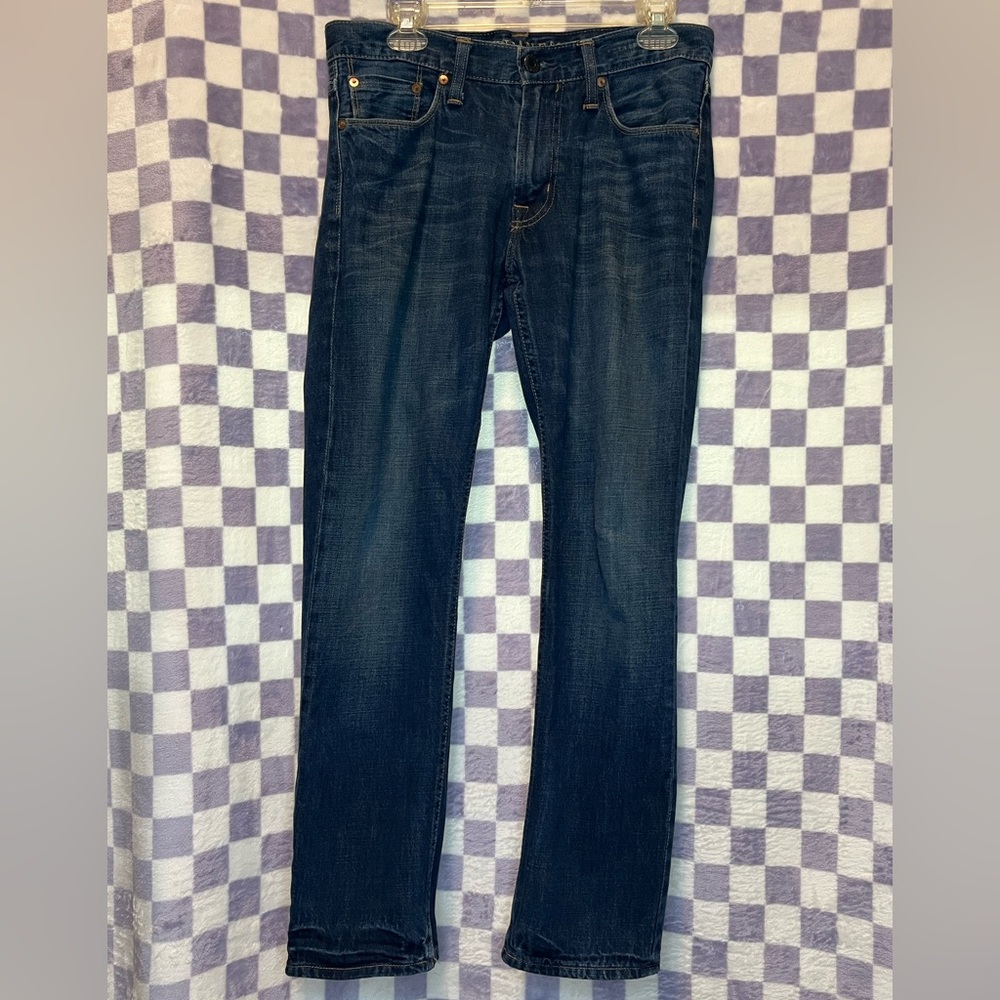 🛍️ American Eagle Outfitters Dark Blue Straight Jeans